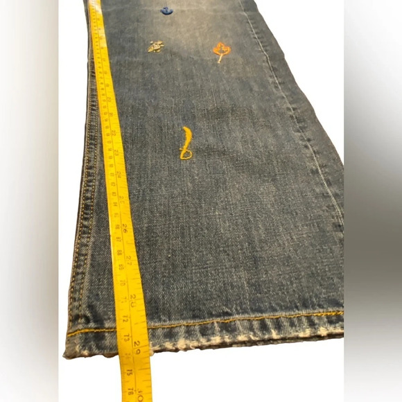 Nick Fouquet Uzzi Embroidered-motif Straight Leg Jeans - Picture 15 of 16